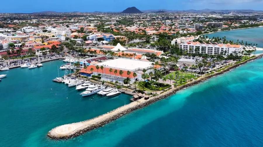 luxury resort at oranjestad in caribbean netherlands aruba caribbean city
