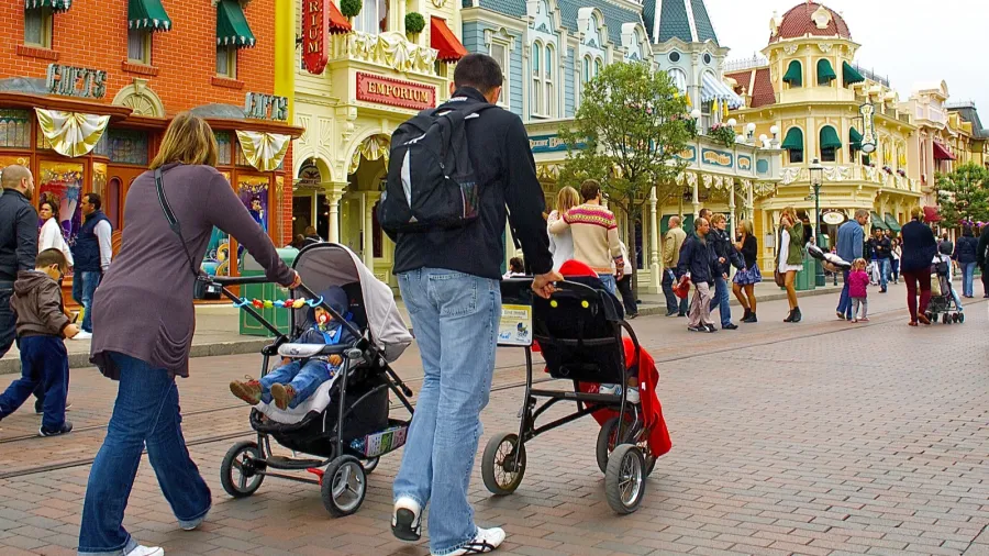 main street of the disneyland