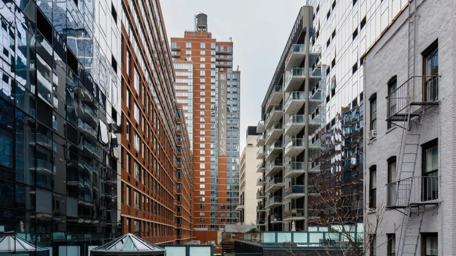 manhattan new york usa  february 16 2024 detail of