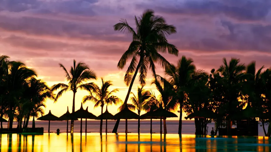 mauritius sunset