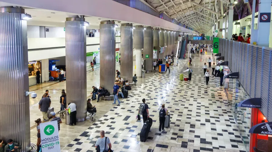 mexico city mexico  april 15 2022 terminal 1 of