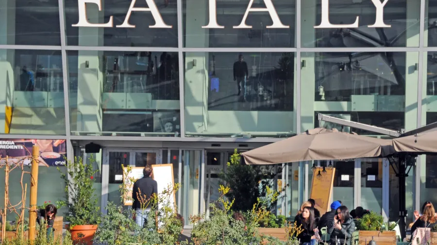 milan  italy february 152019  eataly is a grocery