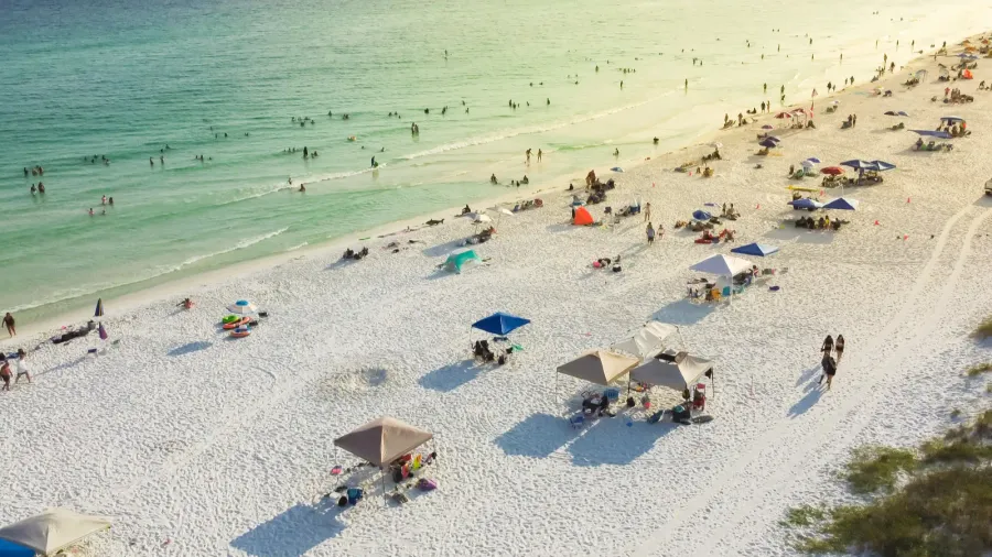 miles of sugarwhite sandy beaches with clear turquoise water gorgeous
