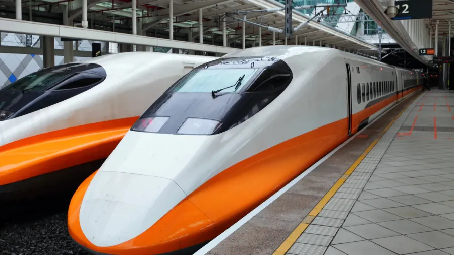 modern high speed train