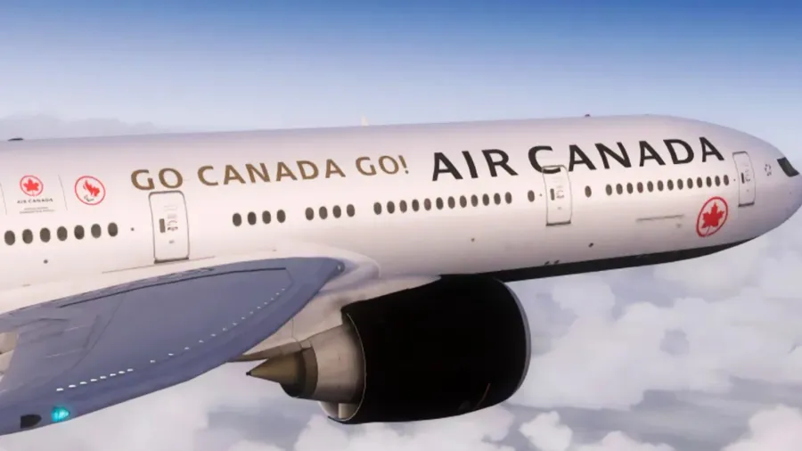 montreal canada december 15 2021 air canada boeing 777 the