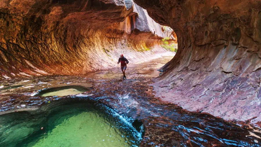 narrows in zion national park