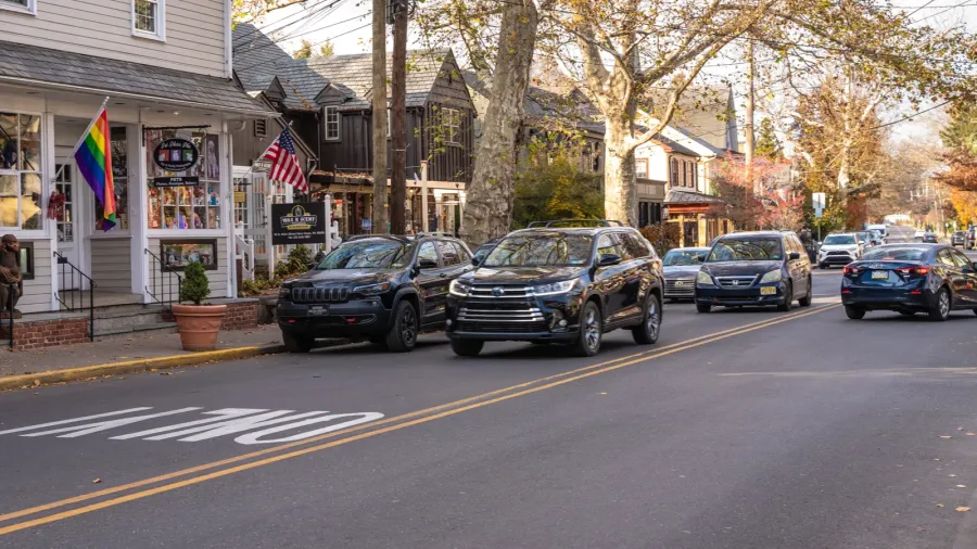 new hope pennsylvania november 13 2023 fall street scene