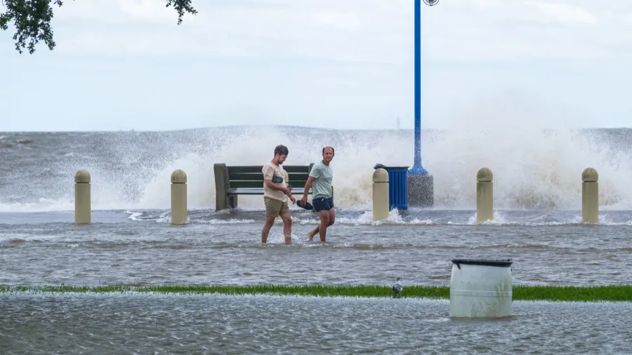 new orleans la  september 15 2020 two men walking