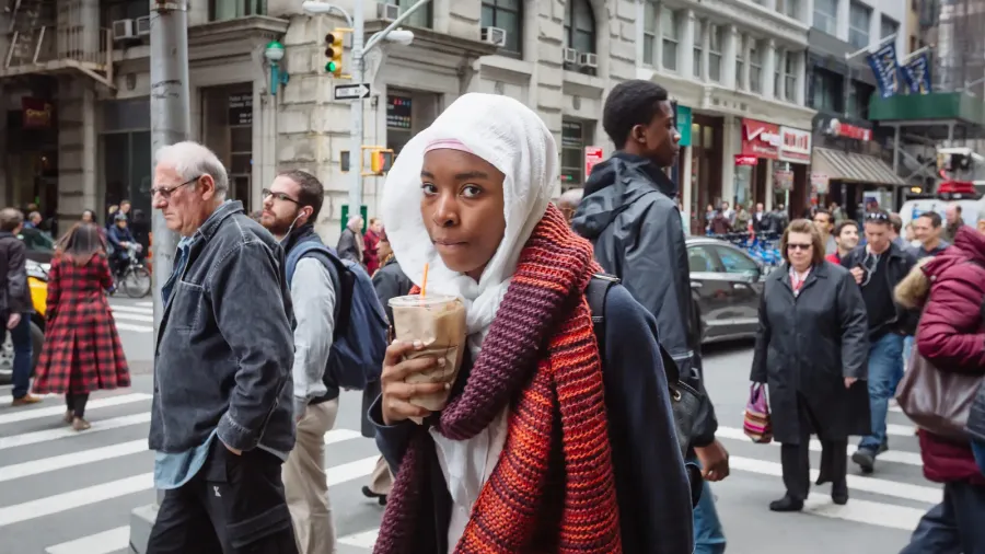 new york city street scene