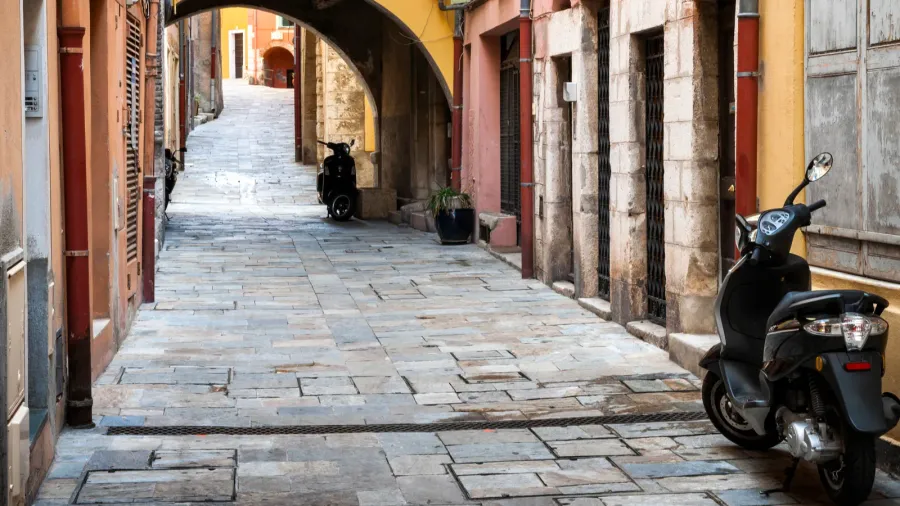 old town in villefranchesurmer