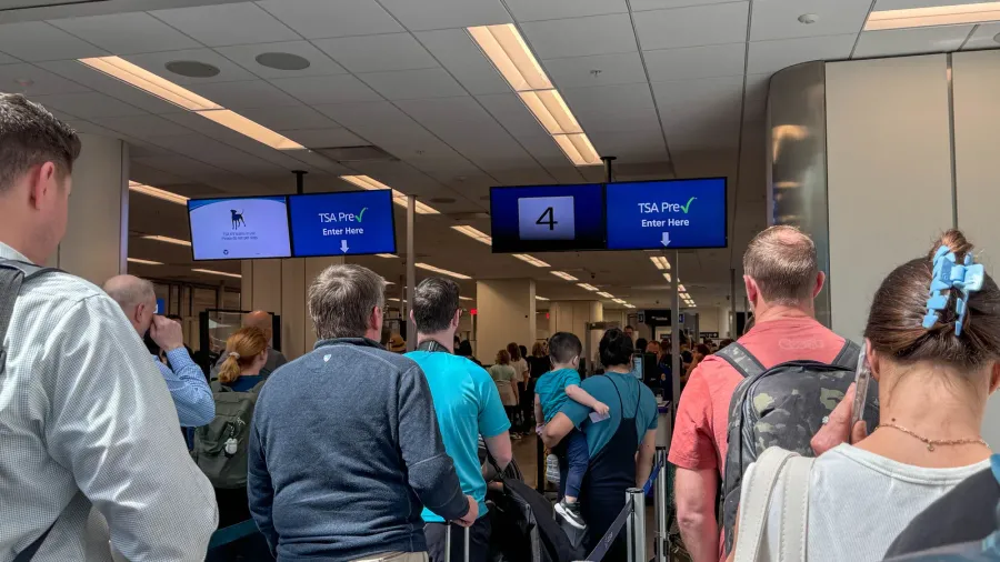 orlando fl usa march 14 2025 airport security at a