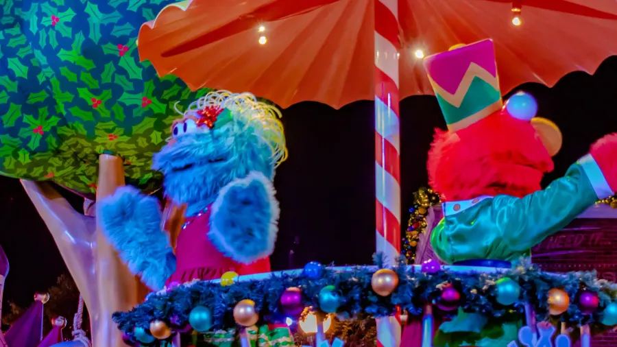 orlando florida  december 21 2019 rosita and elmo in