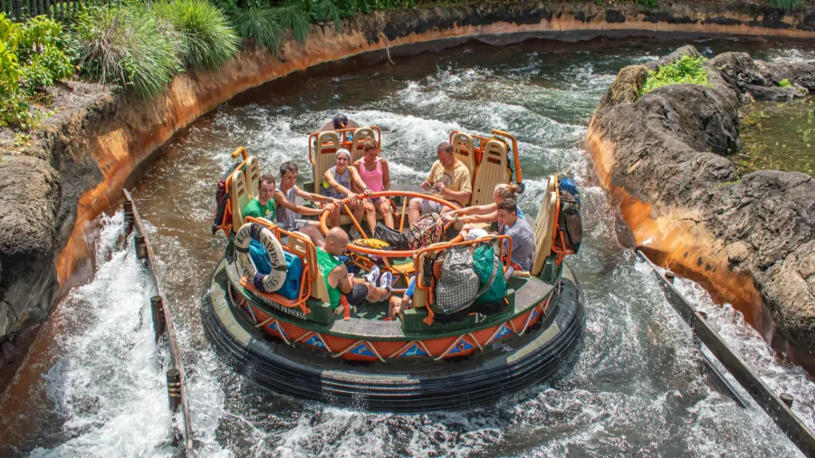 orlando florida august 14 2019 people having fun expedition everest