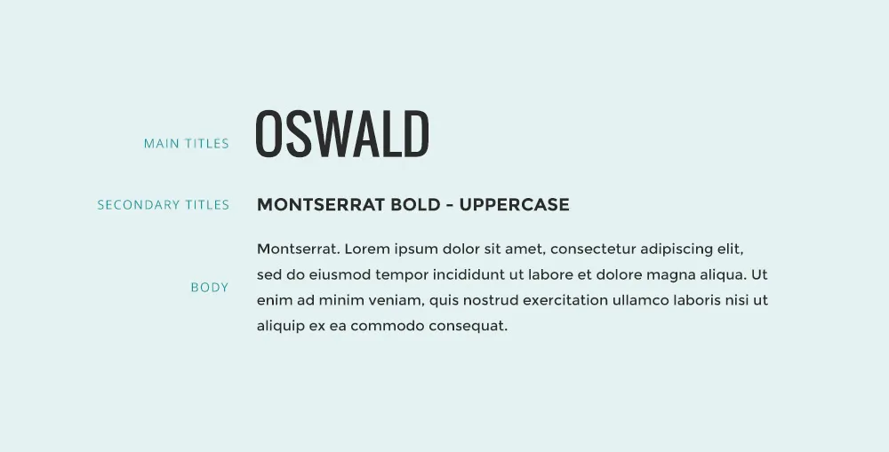 Montserrat font pairing.