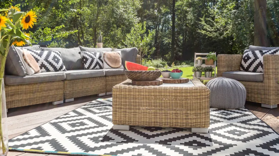 outdoor relax in luxurious style