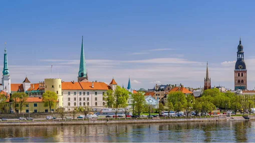 panorama of riga latvia