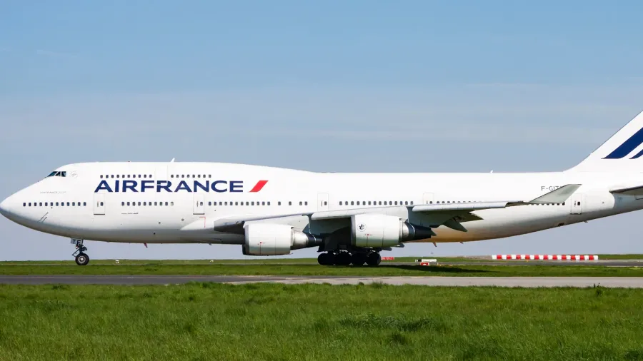 paris france  april 19 2015 air france passenger plane