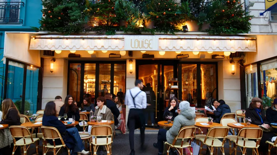 paris francenovember 30 2024  the traditional french cafe louise