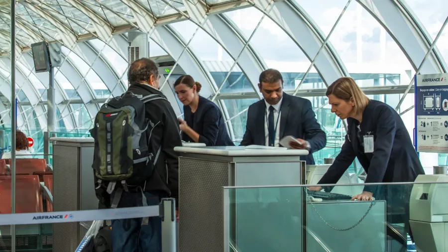 paris france  on september 1 2015 the international airport