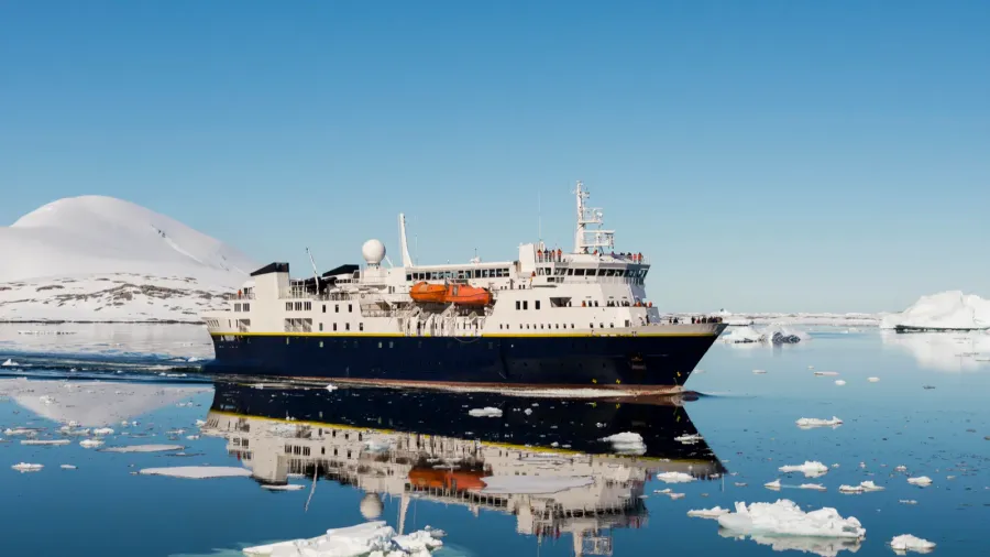 passenger vessel in antarctica