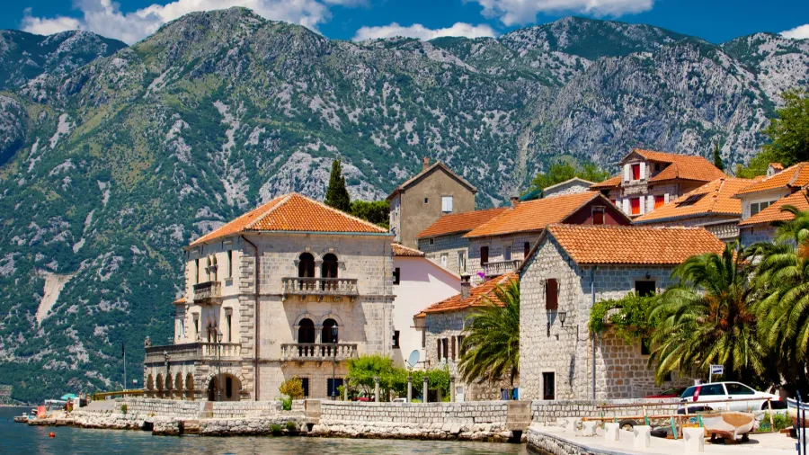 perast town in montenegro