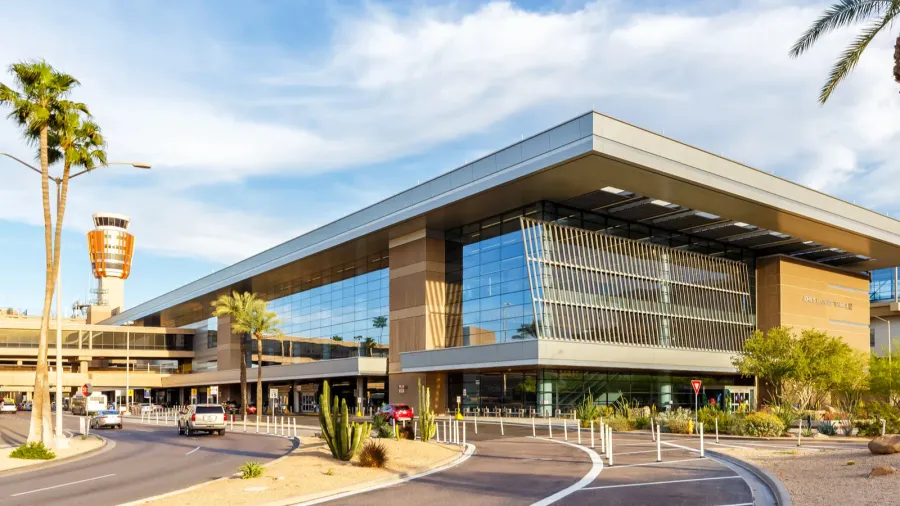 phoenix arizona  april 8 2019 terminal 3 of phoenix