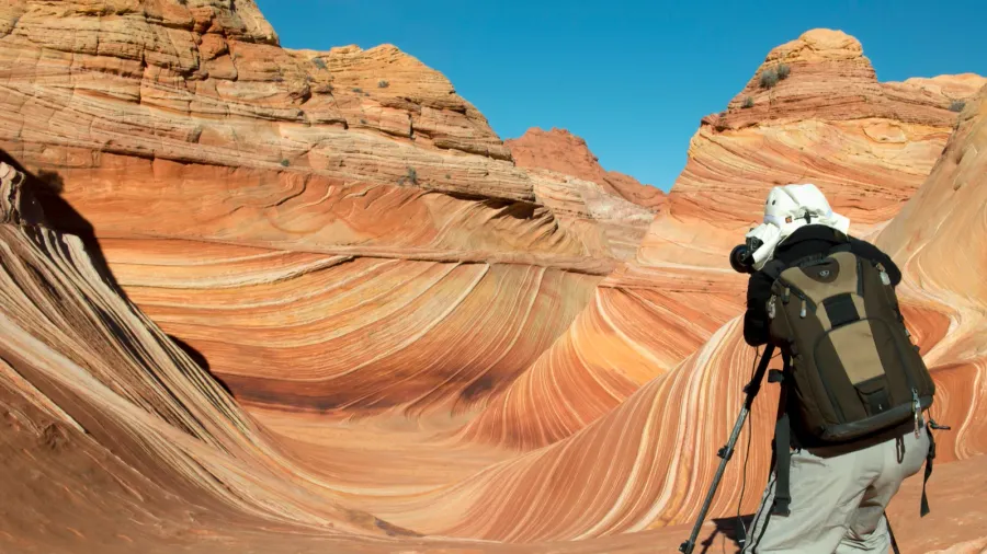 photographer the wave paria canyon arizona