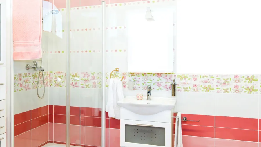 pink bathroom