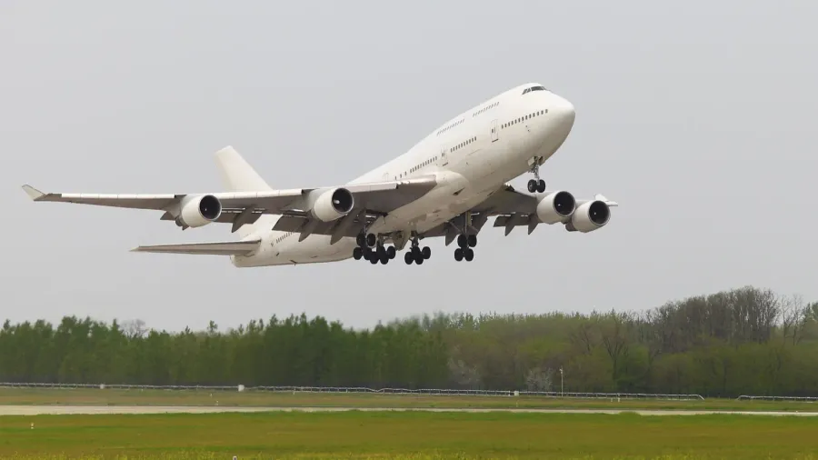 plane taking off