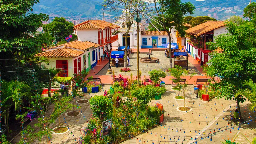 pueblito paisa in nutibara hill