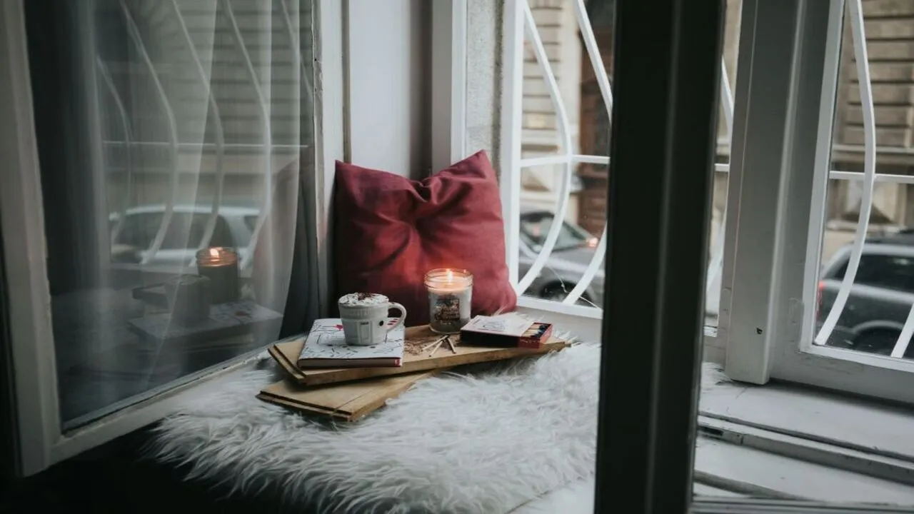 Find your reading nook's perfect spot in a quiet, well-lit corner.