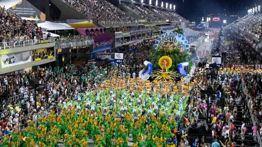 rio brazil  february 24 2020 parade of the samba