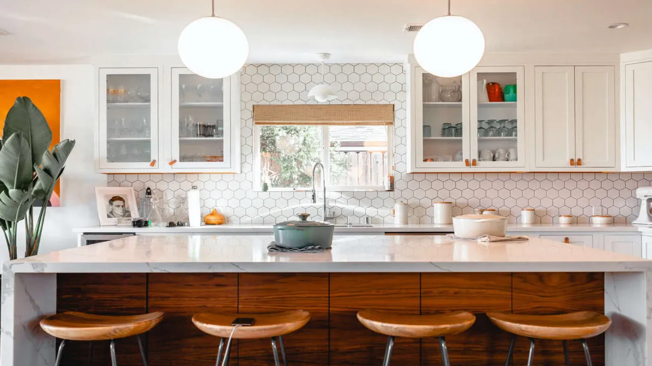 well-lit kitchen