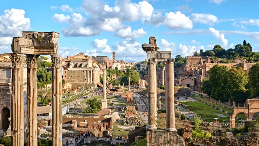 rome italy  october 29 2023 roman forum foro romano
