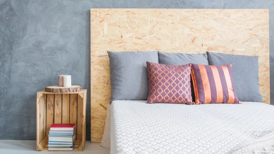 room with eco osb bed