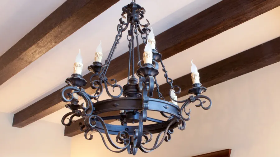 round black wrought iron chandelier with bulbs weighs in house
