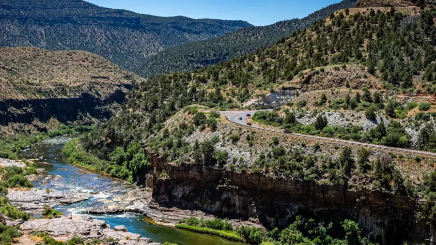 Salt River Canyon Wilderness is a popular hiking and kataking destination between Globe and Show Low, Arizona bisected by U.S. Highway 60.