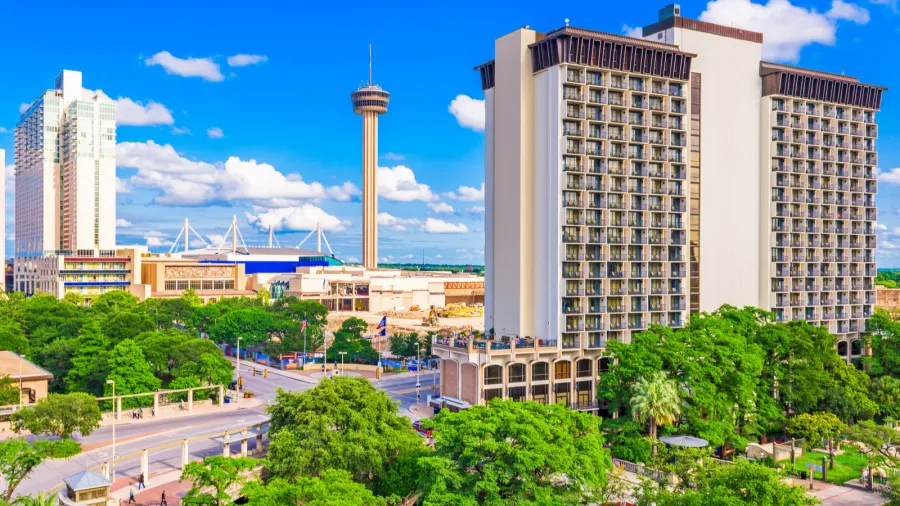 san antonio texas usa skyline
