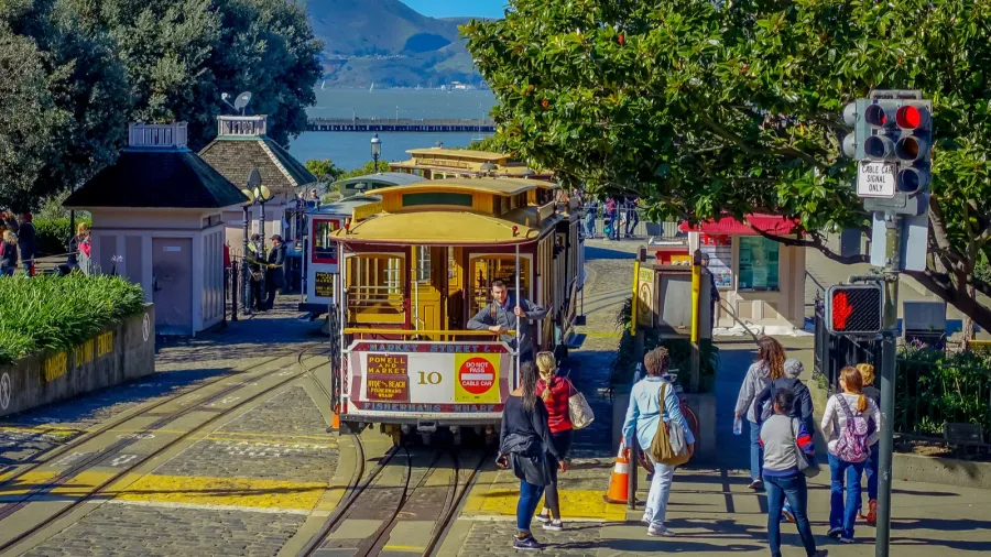san francisco california  february 11 2017 iconic old vintage