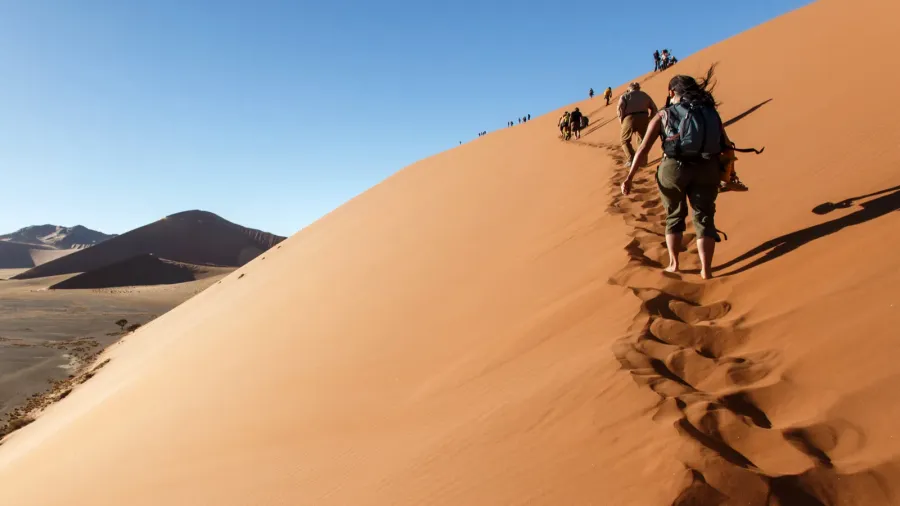 sand dune no 45 at sossusvlei namibia