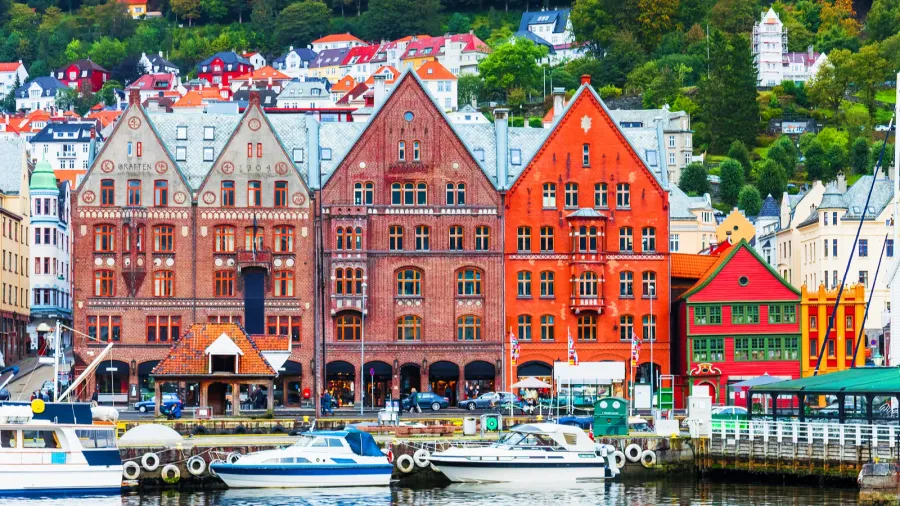 scenery of bergen norway