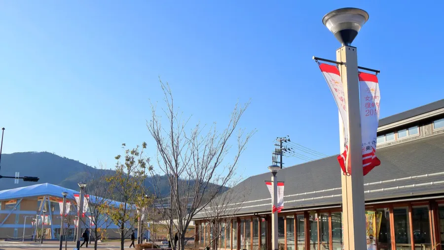 seapal pier onagawa in front of onagawa station japan