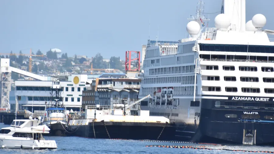 seattle wa  jun 13 azamara quest cruise ship docked