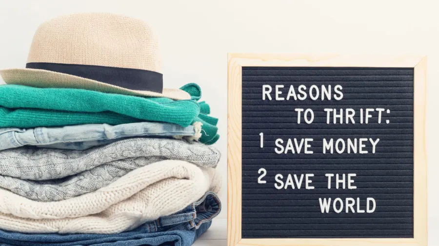second hand wardrobe idea circular fashion eco friendly sustainable shopping