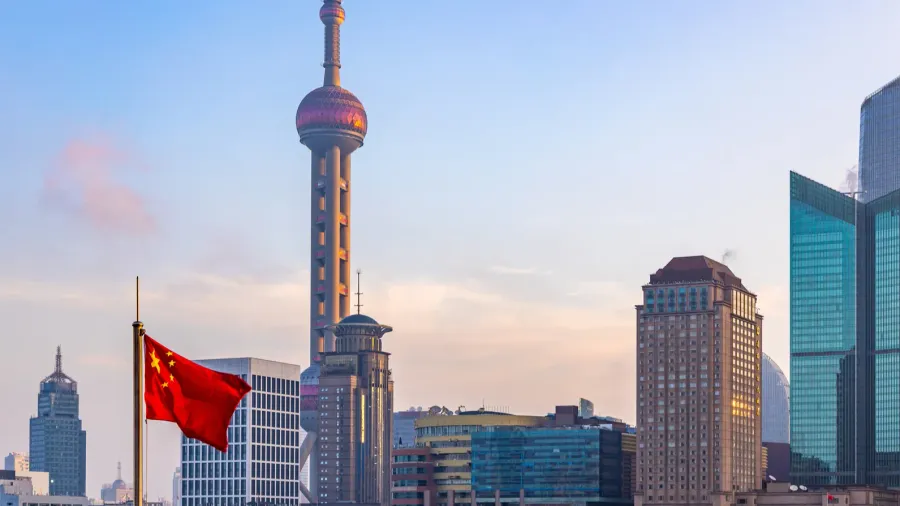 shanghai skyline and skyscraper shanghai modern city in china on