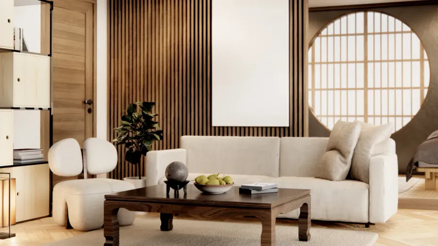 sofa furniture and modern room interior design minimal