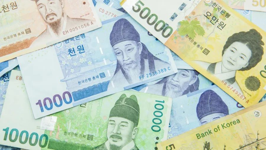 south korean won currency
