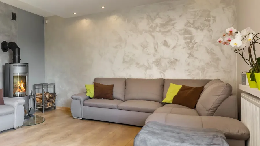 spacious living room