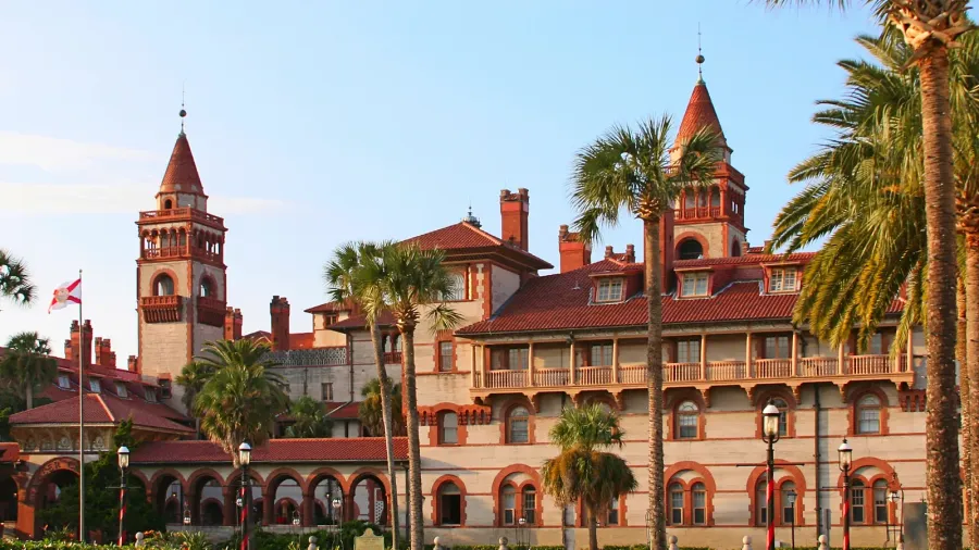 st augustine city hall  lightner museum florida usa