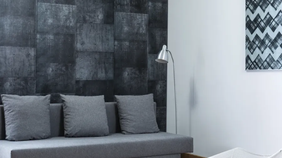 stylish furnished living room